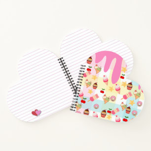 Kawaii Ice Cream & Drip Notebook