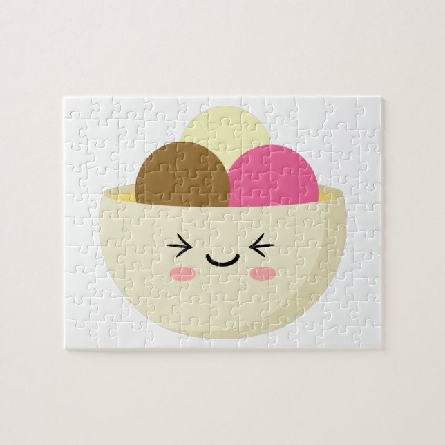 Kawaii Ice Cream Jigsaw Puzzle (Horizontal)