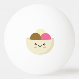 Kawaii Ice Cream Ping Pong Ball