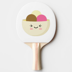 Kawaii Ice Cream Ping Pong Paddle