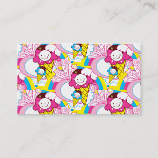 Kawaii Ice Cream Uber Cute Business Card