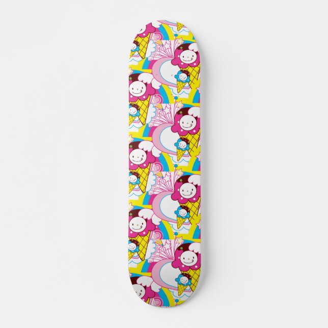 Kawaii Ice Cream Uber Cute Skateboard (Front)
