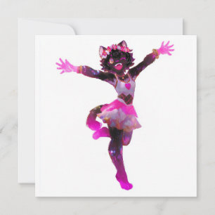 Kawaii Idol Catgirl  Invitation