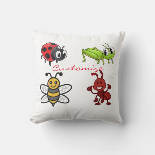 Kawaii Insects Thunder_Cove Cushion
