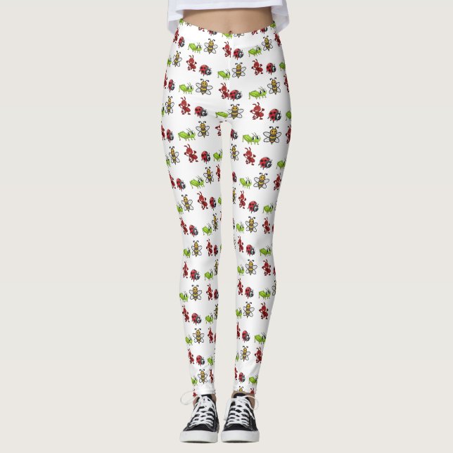 Kawaii Insects Thunder_Cove Leggings (Front)