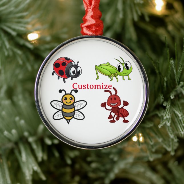 Kawaii Insects Thunder_Cove Metal Tree Decoration (Tree)