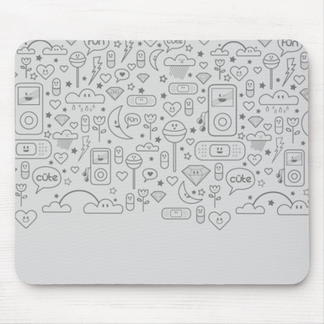 kawaii is fun mousepad (Front)