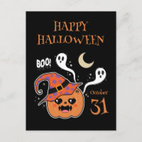 Kawaii Jack O' Lantern Creepy Cute