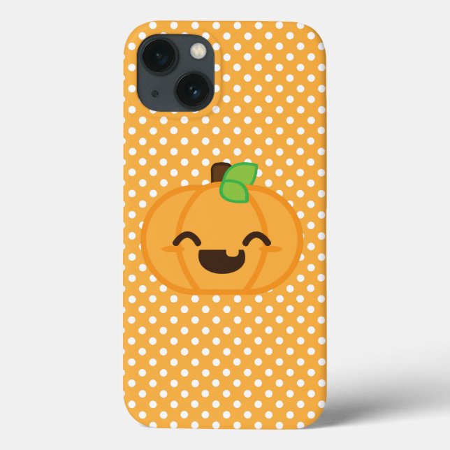 Kawaii Jack O Lantern Pumpkin iPad Case (Back)
