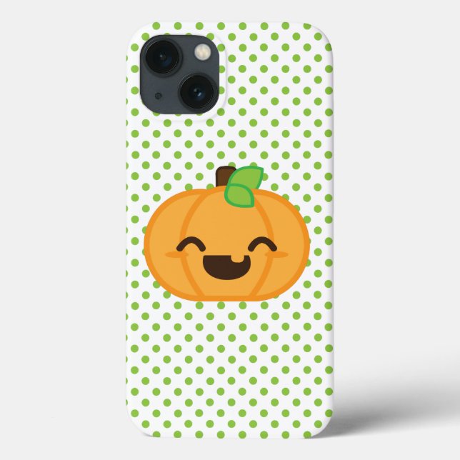 Kawaii Jack O Lantern Pumpkin iPad Case (Back)