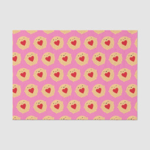 Kawaii Jammie Dodger Biscuits Tissue Paper