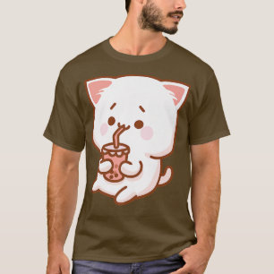 Kawaii Japan Otaku Boba Tea Bubble Tea Neko Cute K T-Shirt