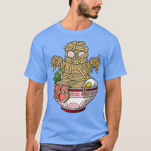 Kawaii Japanese Anime Halloween Monster Ramen Food T-Shirt