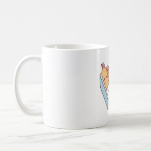 Kawaii Japanese Bento Box Tempura Prawn Coffee Mug
