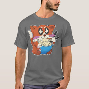 Kawaii Japanese Ramen Fox Anime Manga Graphic Japa T-Shirt