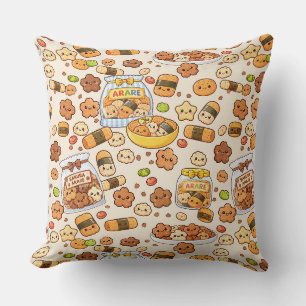 Kawaii japanese sakura arare snack cushion
