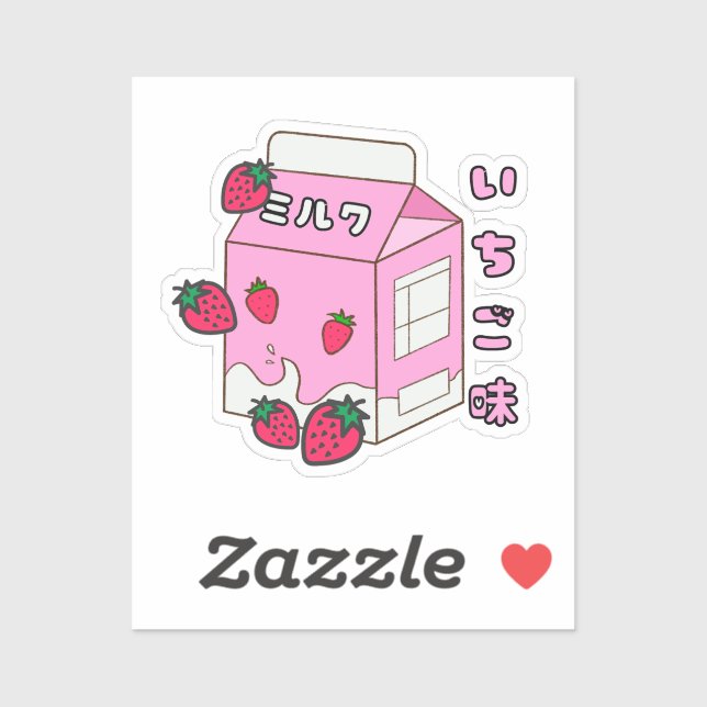 Kawaii Japanese Strawberry Milk (Sheet)