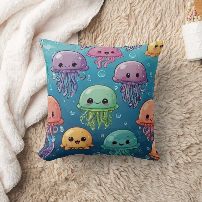 Kawaii Jellyfish Cushion (Blanket)