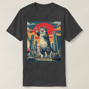 Kawaii Kaiju Cat – Cute Anime Monster in Japan T-Shirt