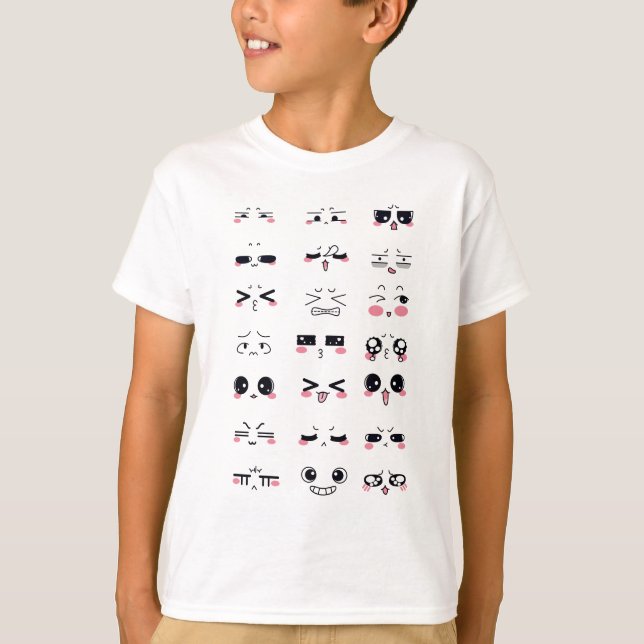 kawaii kaomoji T-Shirt (Front)