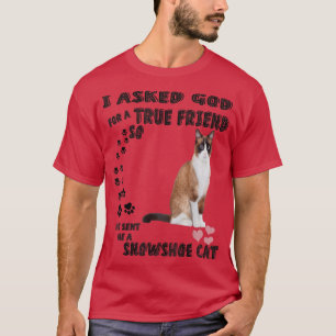 Kawaii Kitten Quote Mom Dad Lover Print, Cute Snow T-Shirt