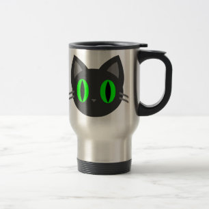 Kawaii Kitty Halloween Travel Mug