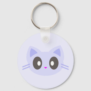 kawaii kitty key ring