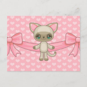 Kawaii Kitty Postcard