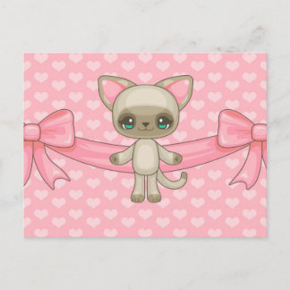 Kawaii Kitty Postcard