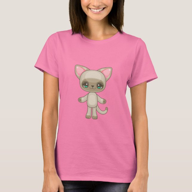 Kawaii Kitty T-Shirt (Front)