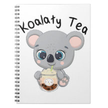 Kawaii Koala drinking Koalaty Boba Tea