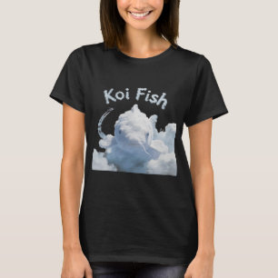 Kawaii Koi Fish Anime Japanese Streetwear Novelty  T-Shirt