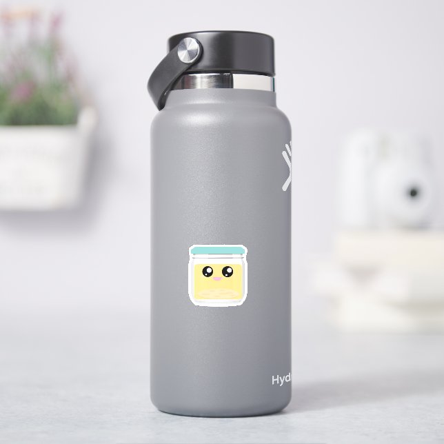 Kawaii Kombucha Scoby- Vinyl Sticker (HydroFlask)