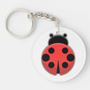 Kawaii Ladybug Key Ring