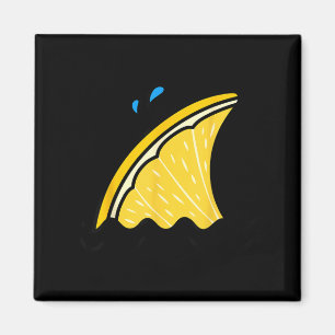 Kawaii Lemon Lime Shark Fin Funny Family Summer Magnet