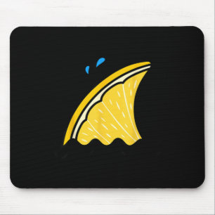 Kawaii Lemon Lime Shark Fin Funny Family Summer Mouse Pad