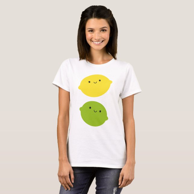 Kawaii Lemon & Lime T-Shirt (Front Full)