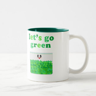 KAWAII LET'S GO GREEN POT MUG