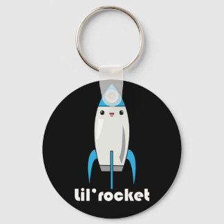 Kawaii Lil’ Rocket keychain