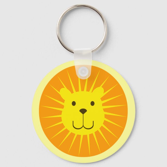 KAWAII LION SUNSHINE SWEETY KEY RING (Front)