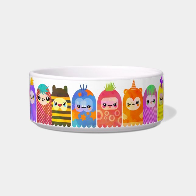 Kawaii Little Monsters  Bowl (Front)