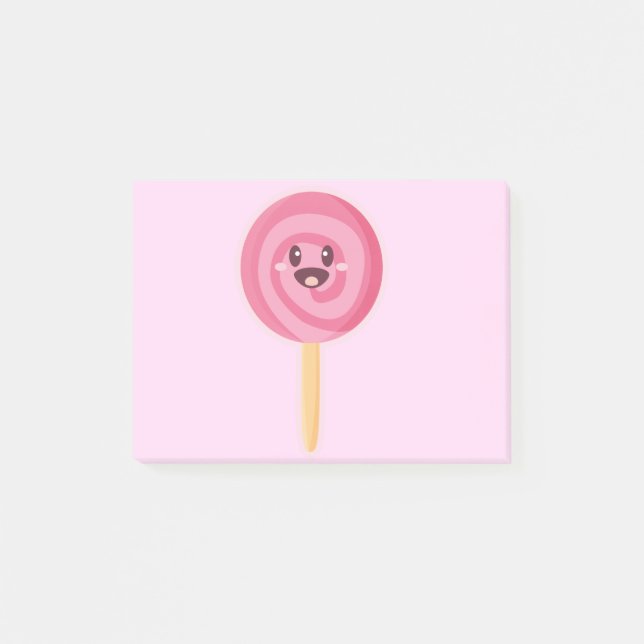 Kawaii Lollipop Post-it Notes (Front)