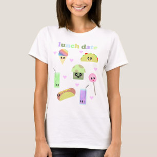 KAWAII LUNCH DATE CUTE PICNIC FOODS T-Shirt