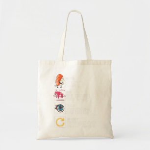 Kawaii Manga Sushi Eat Sleep Anime Repeat Cute Ani Tote Bag