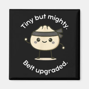 Kawaii Martial Arts Blue Belt Dumpling Karate Magnet