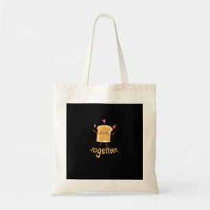 Kawaii Matching Couple Peanut Butter Jelly Better Tote Bag