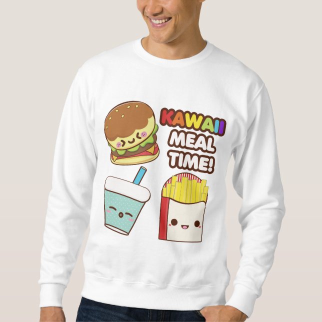 Kawaii Meal Time Sweatshirt (Front)