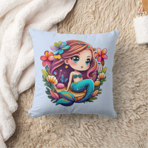 Kawaii Mermaid Cushion