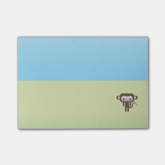 Kawaii monkey post-it notes
