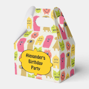 Kawaii Monster Birthday Party Favour Box